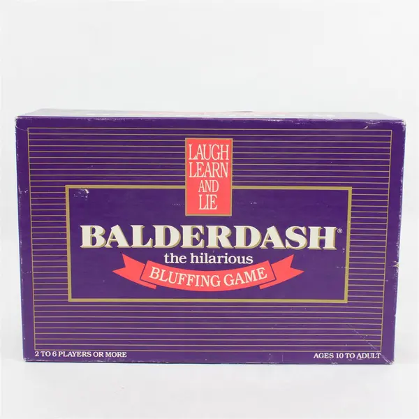 1984 Vintage The Games Gang Balderdash Bluffing Game