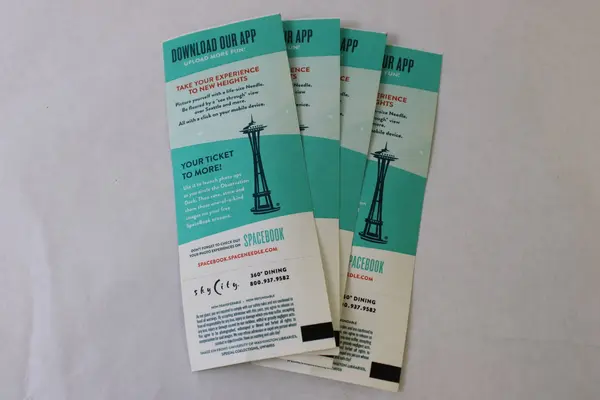 Lot of 4 Space Needle 2016 Tickets Up To 520 Feet Seattle Washington