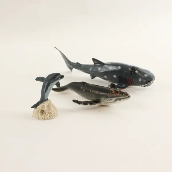 Lot of Mixed Brand Animal Figures: Dinosaurs, Sea Creatures, Jungle and More