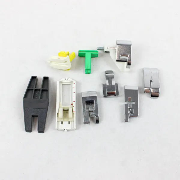 Singer Sewing Machine Presser Feet Attachments 8 Piece Lot Zipper Foot