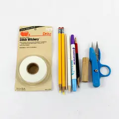 Dritz WISS Lot Assorted Sewing Tools Accessories Tracing Pens Scissors