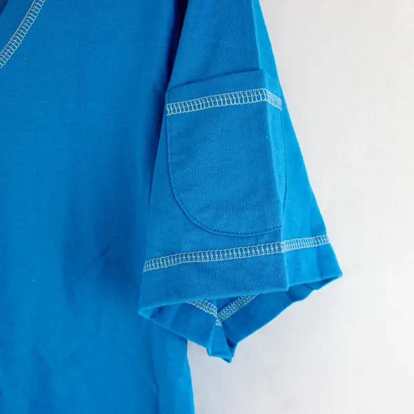 Lands' End Women's Blue Solid Short Sleeve T-Shirt XL(18-20) 
