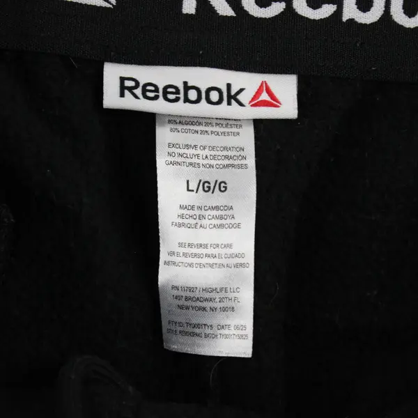 Reebok Black Activewear Joggers Women's Large