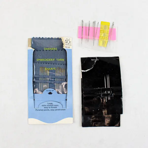 Lot of Assorted Sewing Tools Accessories Needles Tracing Wheel Pencil