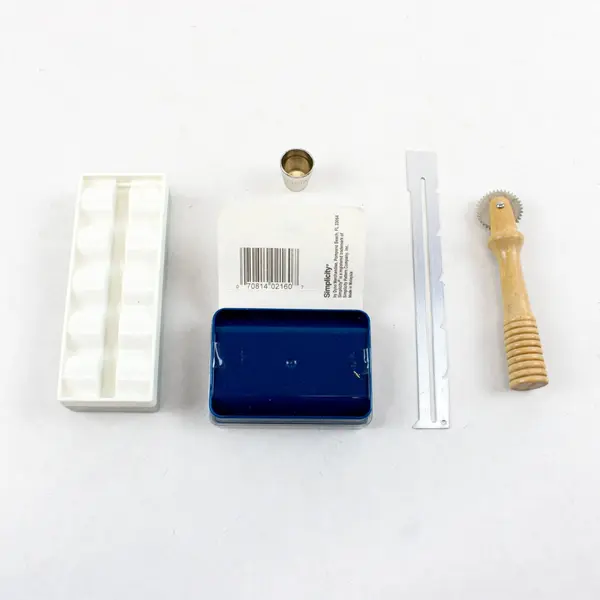 Lot of Sewing Tools Accessories Sears Kenmore Bobbin Case Pins Thimble Ruler