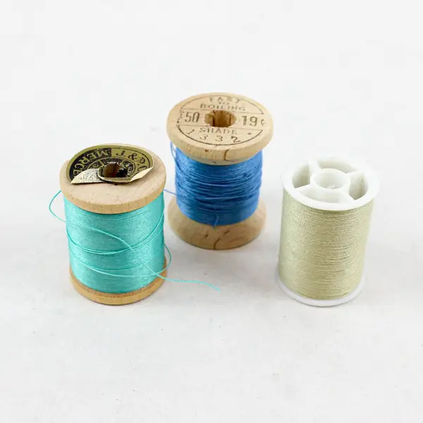 Lot of 7 J&P Coats Belding Corticelli Sewing Thread Brown Blue Green Yellow