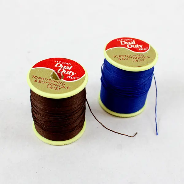 Lot of 7 J&P Coats Belding Corticelli Sewing Thread Brown Blue Green Yellow