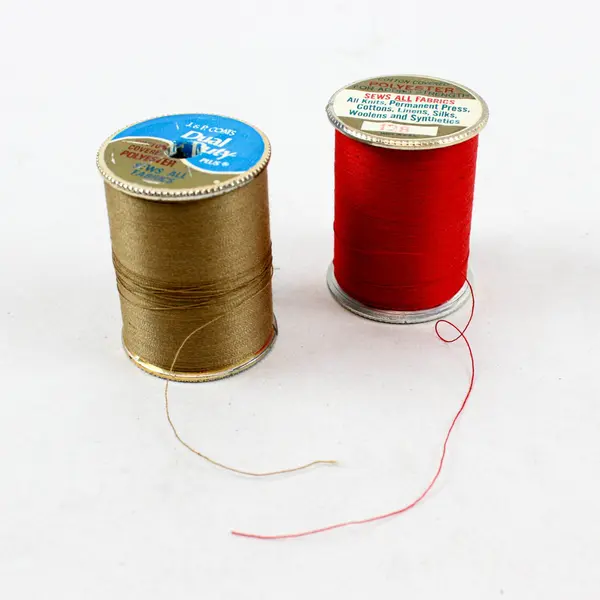 Lot of 6 Sewing Thread Spools Assorted Colors Craft Mending