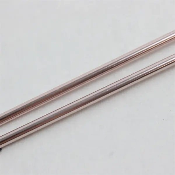 Lot of 2 Susan Bates 14in Aluminum Single Point Knitting Needles Pink 4 US 3.5mm