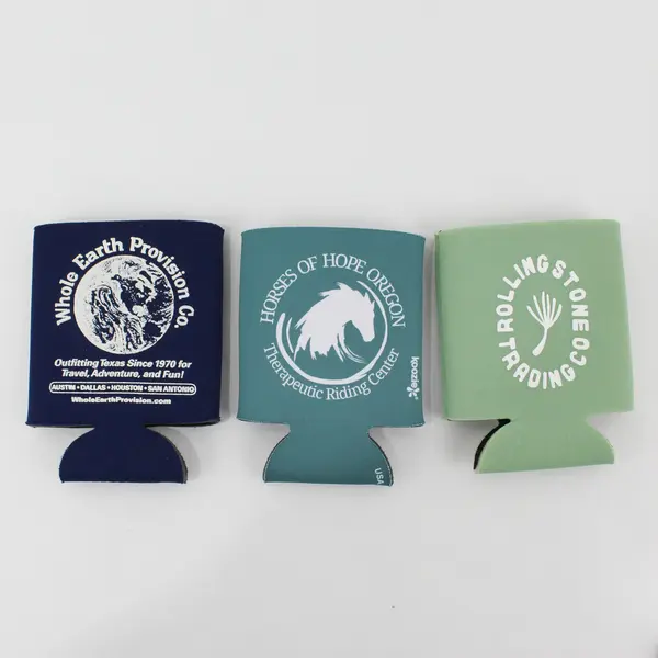 Lot of 9 Assorted Branded 12 Oz Beverage Can Sleeves Insulators
