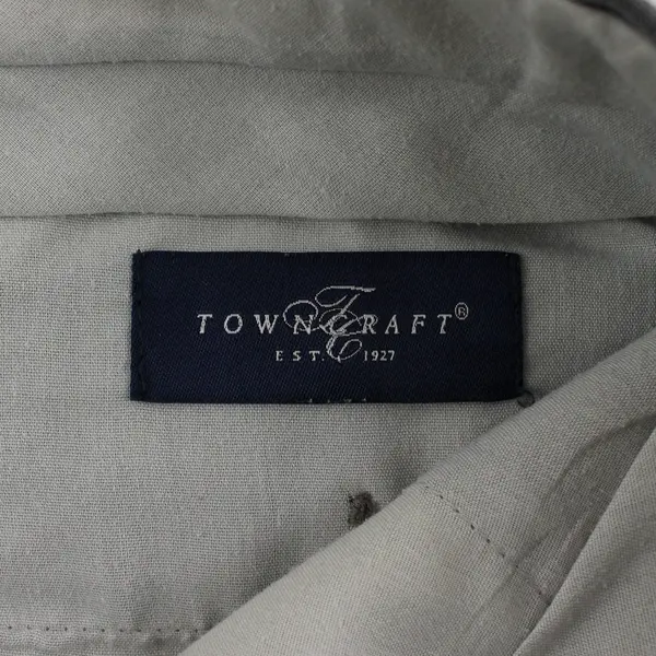 TownCraft Grey Dress Pants Pleated Front Classic Fit Preowned
