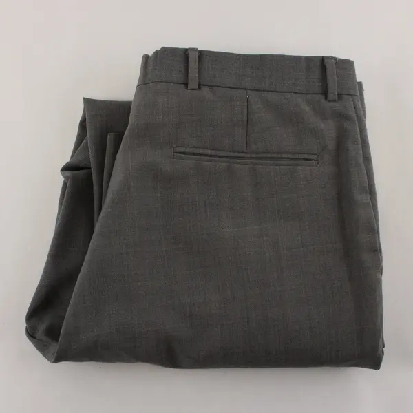 TownCraft Grey Dress Pants Pleated Front Classic Fit Preowned