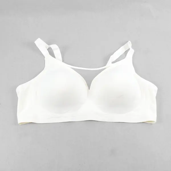SHAPERX Wirefree Shaper Everyday Bra White 4XL-Plus New