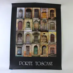 Edizioni CMP Porte Toscane Tuscan Doors Italy Rustic Poster 23.75x31.5