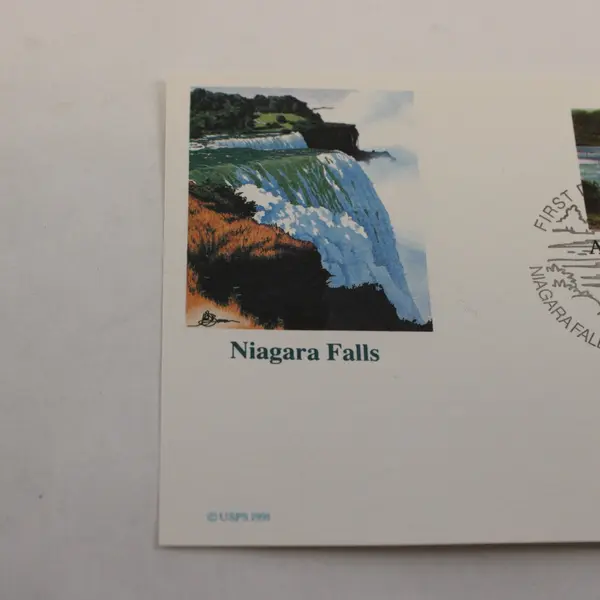 Lot Of 6 America The Beautiful 1988-1991 FDC Postal Cards Fleetwood Cachet
