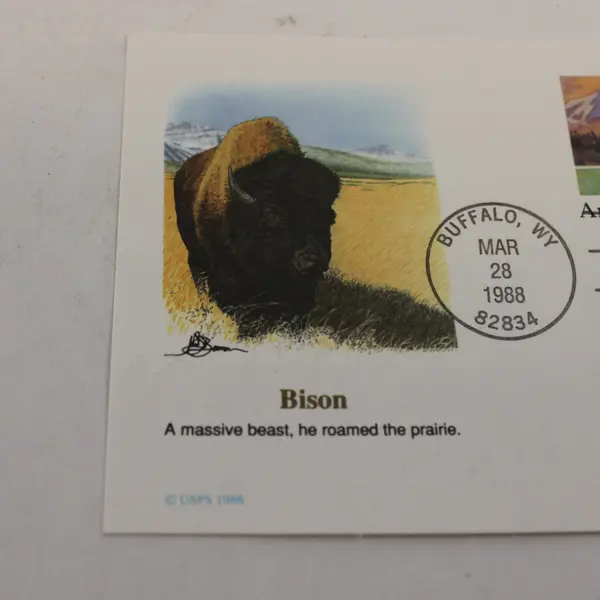 Lot Of 6 America The Beautiful 1988-1991 FDC Postal Cards Fleetwood Cachet