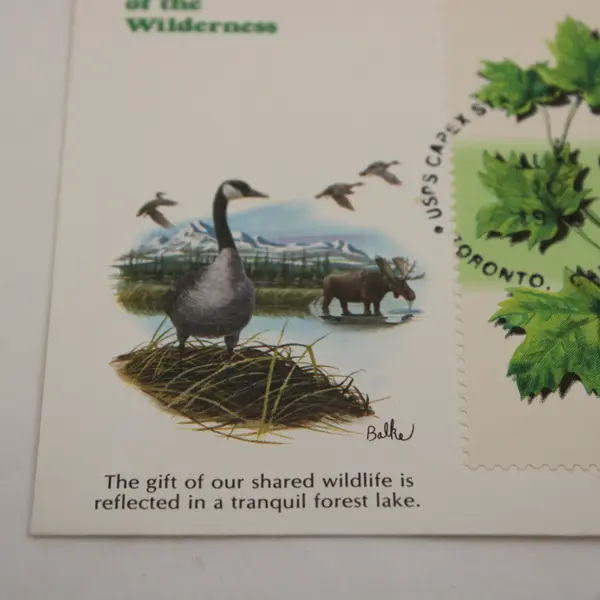 CAPEX 1978 Wilderness Wildlife Stamp SC# 1757 First Day Cover Fleetwood Cachet