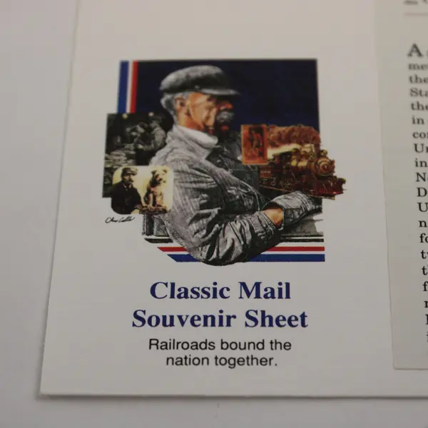 20th UPC Classic Mail Souvenir Sheet 1989 FDC SC# 2438 Fleetwood Cachet
