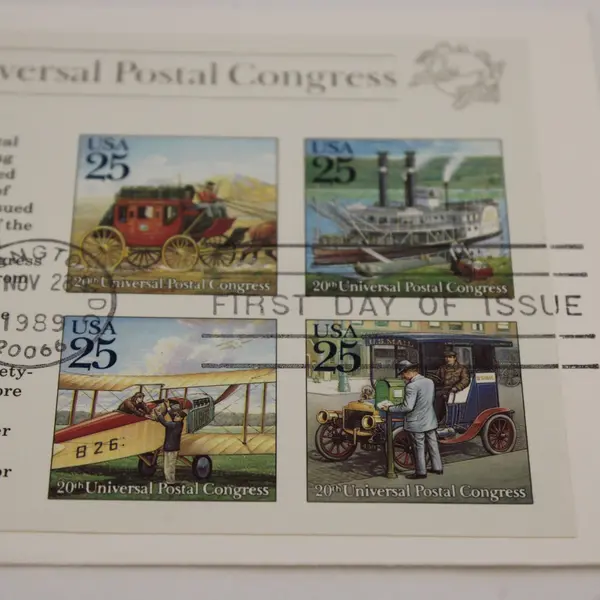 20th UPC Classic Mail Souvenir Sheet 1989 FDC SC# 2438 Fleetwood Cachet