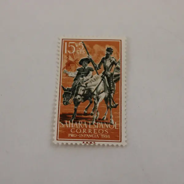 Lot Of 4 Spanish Sahara Pro Infancia 1958 Stamps Mint Hinged