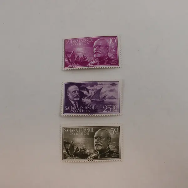 Set of 3 Spanish Sahara 1954 Emilio Bonelli Stamps MNH