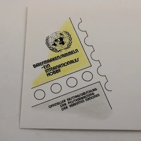 1986 United Nations Stamp Collecting First Day Cover