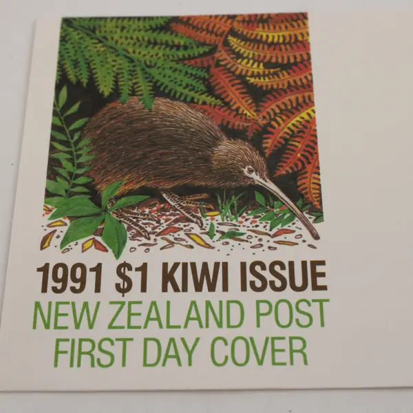 1991 New Zealand $1 Kiwi Issue First Day Cover