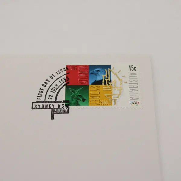 1996 Australia Olympic Games Passed From Atlanta to Sydney First Day Cover 
