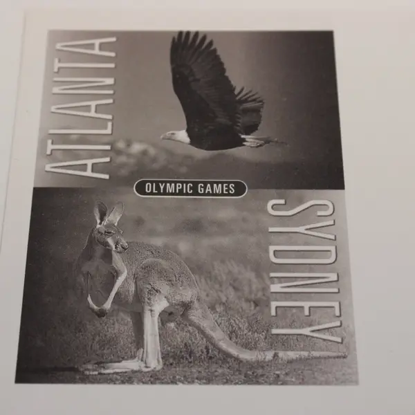 1996 Australia Olympic Games Passed From Atlanta to Sydney First Day Cover 