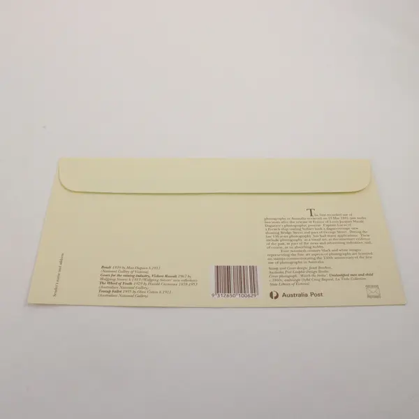 1991 Australia 150 Years Of Photography Stamps First Day Cover 