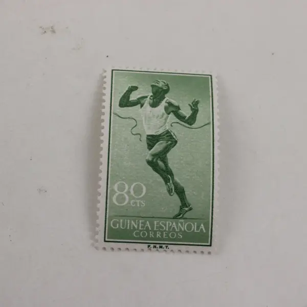 Set Of 4 Spanish Guinea 1958 Sports Stamps Mint Never Hinged 