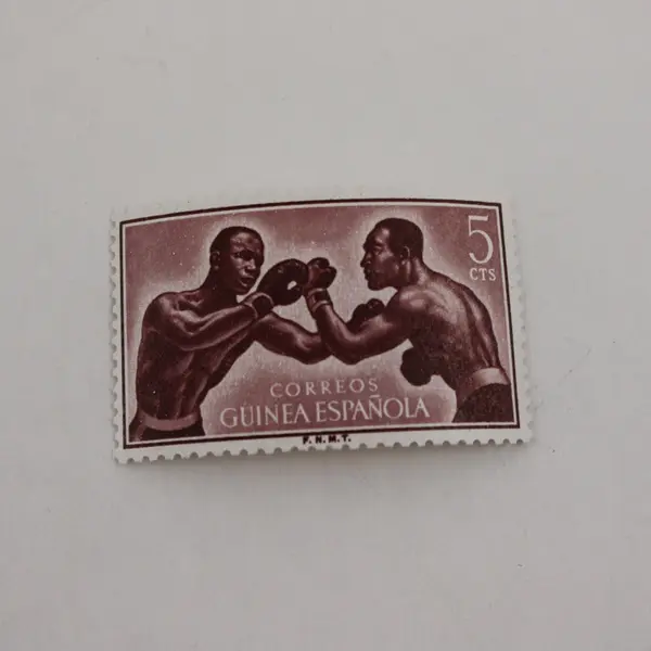 Set Of 4 Spanish Guinea 1958 Sports Stamps Mint Never Hinged 