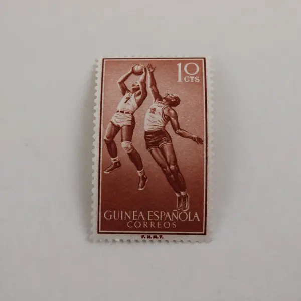 Set Of 4 Spanish Guinea 1958 Sports Stamps Mint Never Hinged 