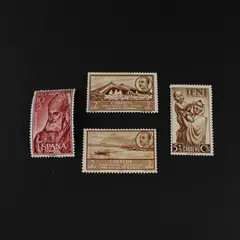 Lot of 4 Spain & Colonies Stamps Guinea Ifni Rio Muni Mint Hinged