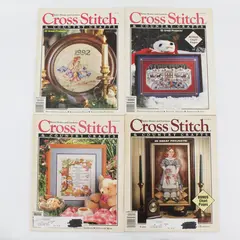 VTG Lot of 4 BH&G Cross Stitch & Country Crafts Magazines 1992 Good