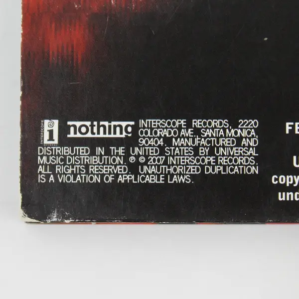 Nine Inch Nails Live Beside You in Time 2007 DVD Explicit Content