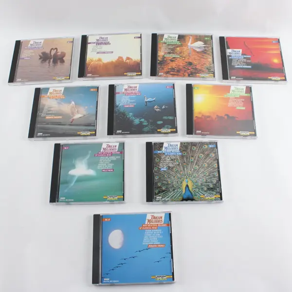 1992 Dream Melodies Vol. 1-10, 10 CD Box Set Classical Music, Baroque, Symphony