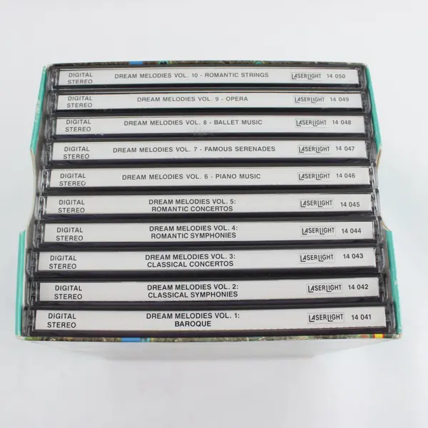 1992 Dream Melodies Vol. 1-10, 10 CD Box Set Classical Music, Baroque, Symphony