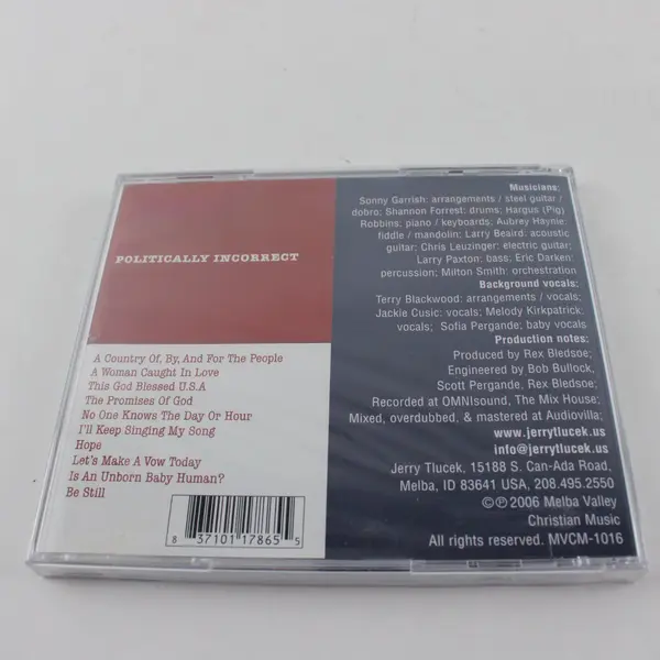 Jerry Tlucek Politically Incorrect CD - Brand New, Sealed