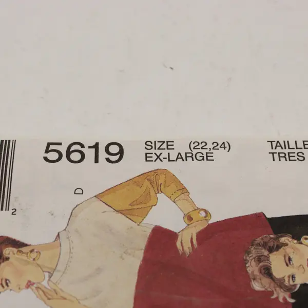 Lot of 3 Sewing Patterns McCalls 5619 Butterick 6065 Sew-Knit 207 S-XL Kids 4
