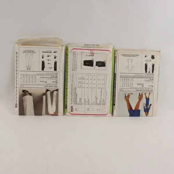 Lot of 3 Simplicity Sewing Patterns 8910 8973 9028 Misses