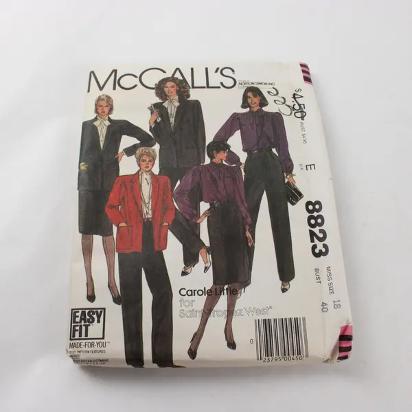 Lot of 3 McCall's 7888 8823 Simplicity 6469 Sewing Patterns Sz L 12 18