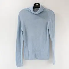 Old Navy Light Blue Easy Fit Cotton Turtleneck Women's Large