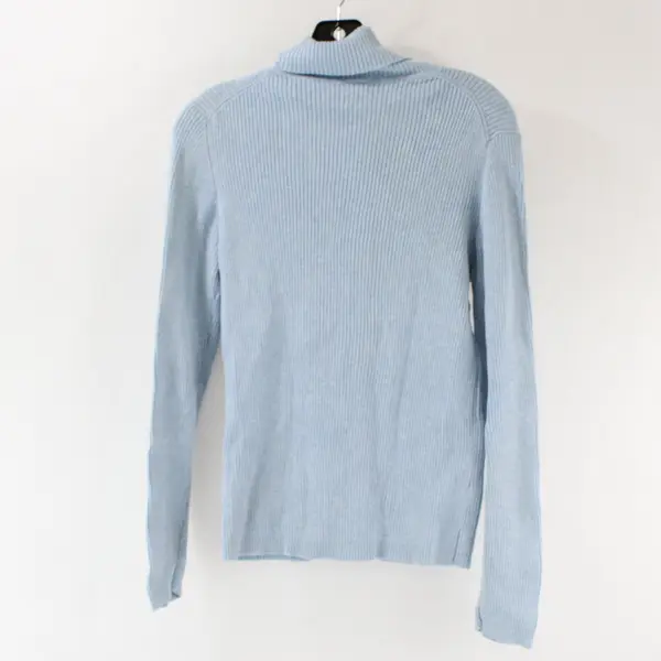 Old Navy Light Blue Easy Fit Cotton Turtleneck Women's Large