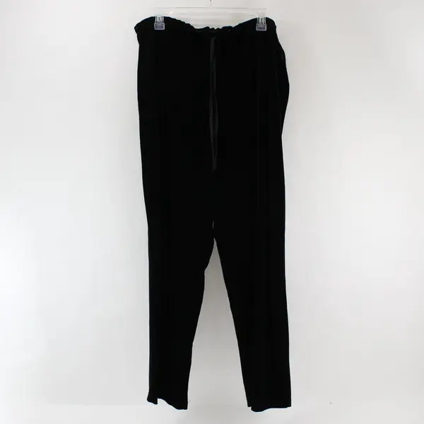 Worthington Black Velour Sweatpants Women's XL