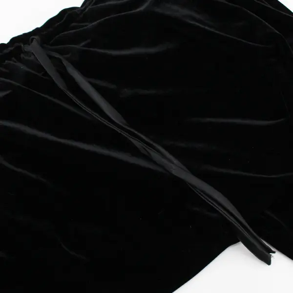Worthington Black Velour Sweatpants Women's XL