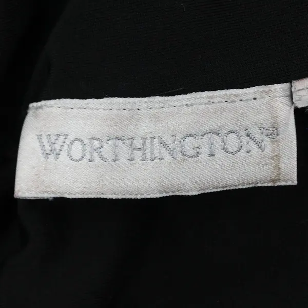Worthington Black Velour Sweatpants Women's XL