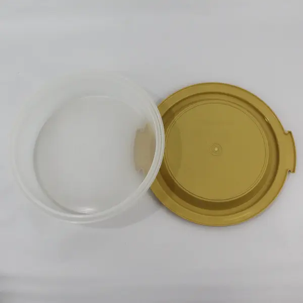 Vintage Tupperware 720-1 Pie Cake Keeper Gold Lid 719-2 NO HANDLE