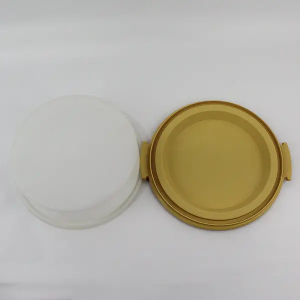 Vintage Tupperware 720-1 Pie Cake Keeper Gold Lid 719-2 NO HANDLE