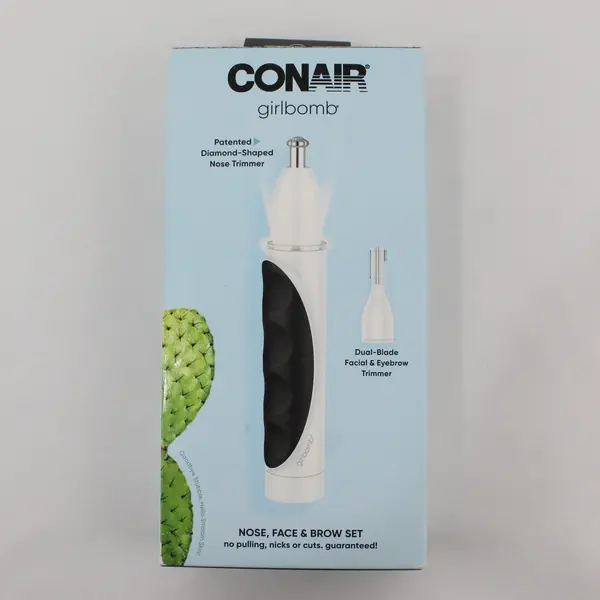 Conair Girlbomb Nose Face & Brow Hair Trimmer Set in Box # NPGBT01R